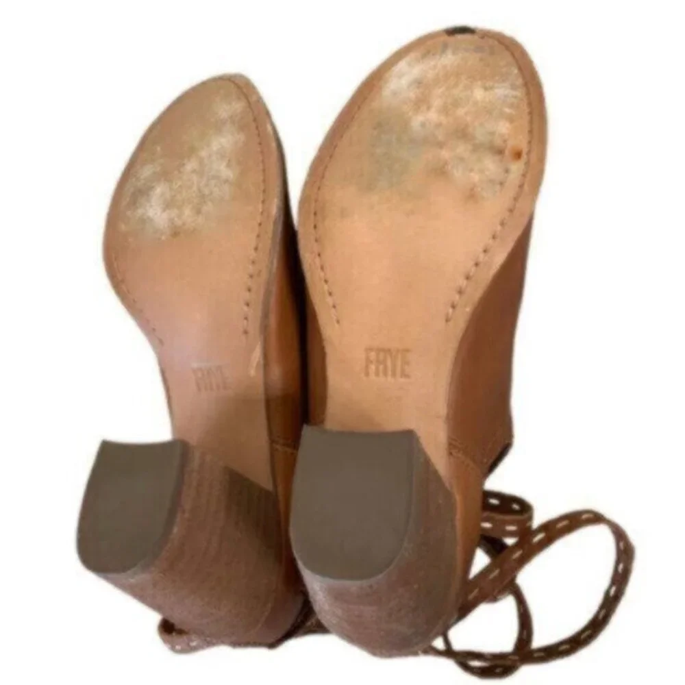 Frye Naomi Pickstitch Leather Ankle Boots